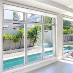 Termisk pause aluminium glas markise